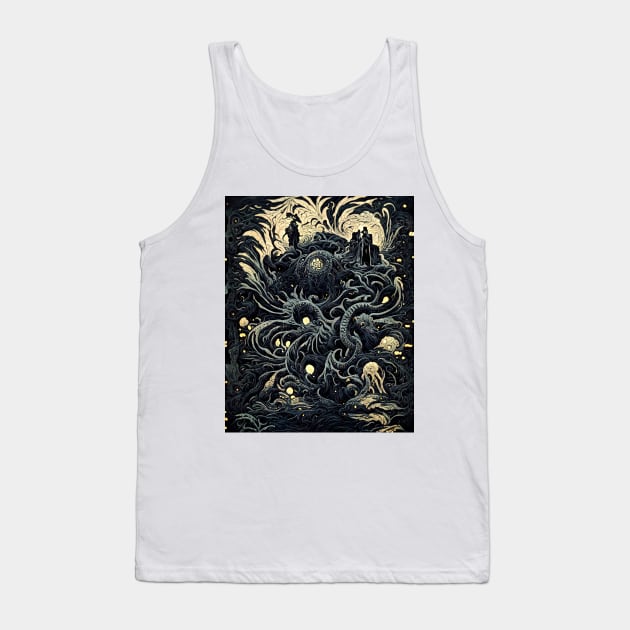 Celestial Chaos Tank Top by aetherialdnb